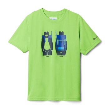 Columbia Little Trek, Camiseta Verdes Para Niño | 340875-ONT